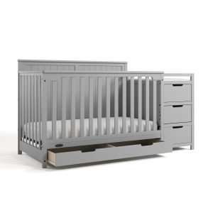 Graco Hadley Convertible Crib & Changer, Gray