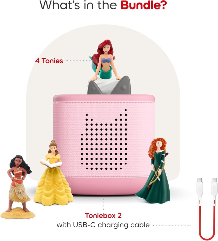Toniebox Disney Princess Audio Player Cloud Pink — view 3
