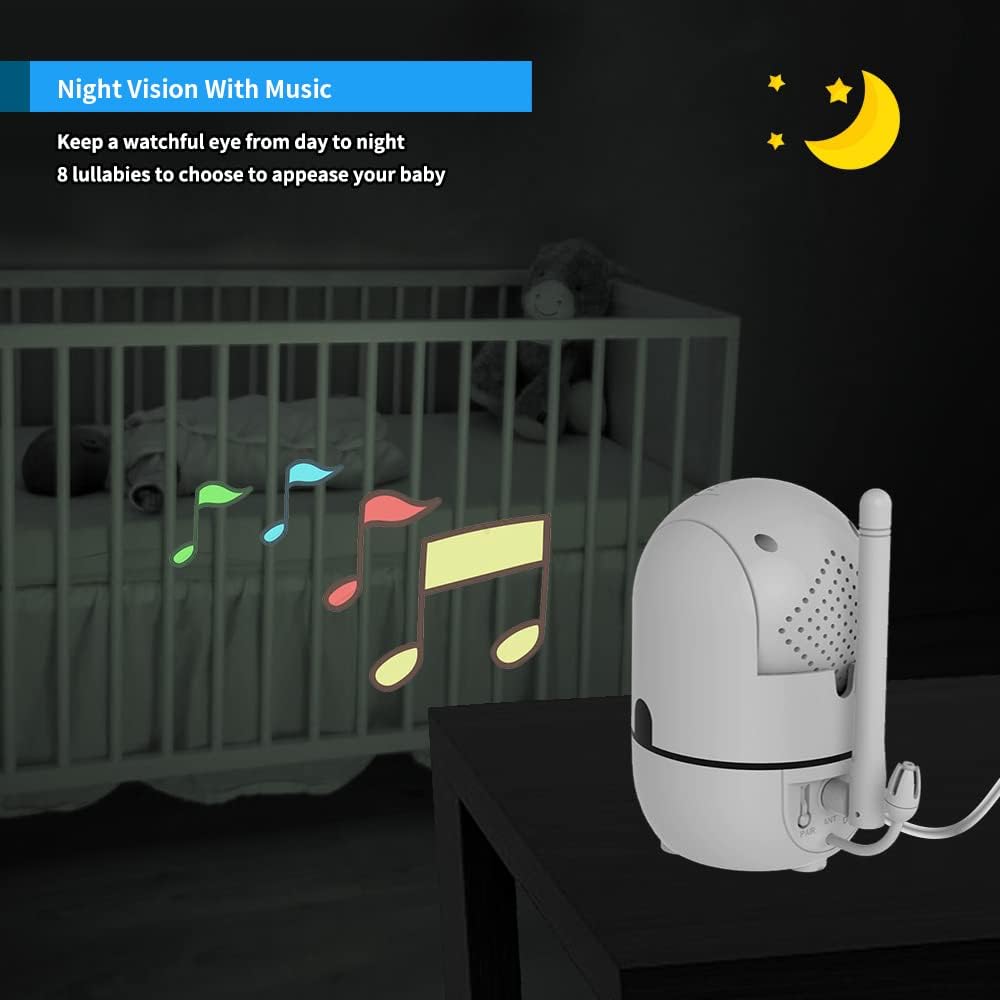HelloBaby 5″ Video Baby Monitor with Camera — view 4