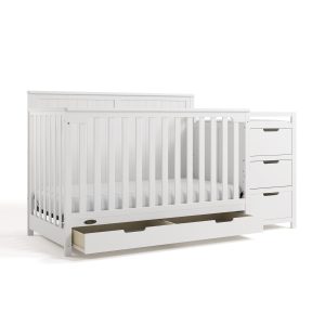 Graco Hadley Convertible Crib & Changer, White