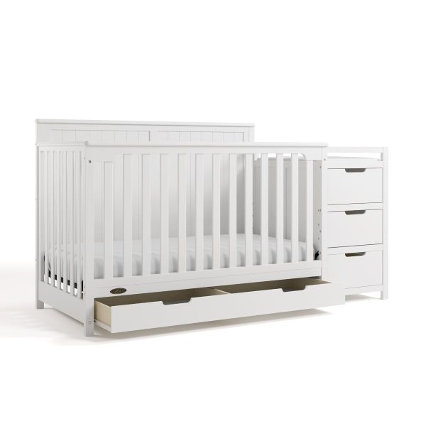 Graco Hadley Convertible Crib & Changer, White