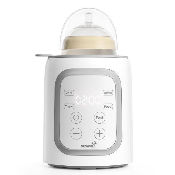 Grownsy Fast Bottle Warmer, 8-in-1, Gray