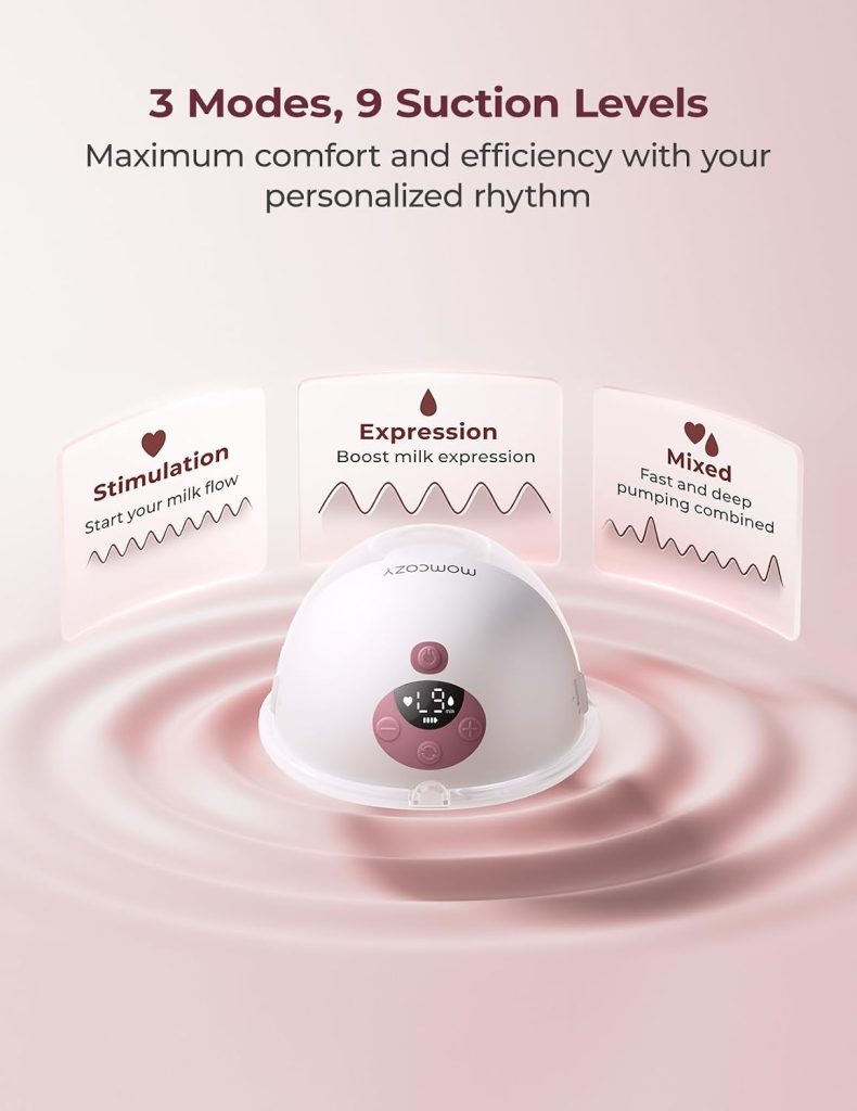 Momcozy M5 App-Controlled Wearable Breast Pump, 2-Pack — view 5