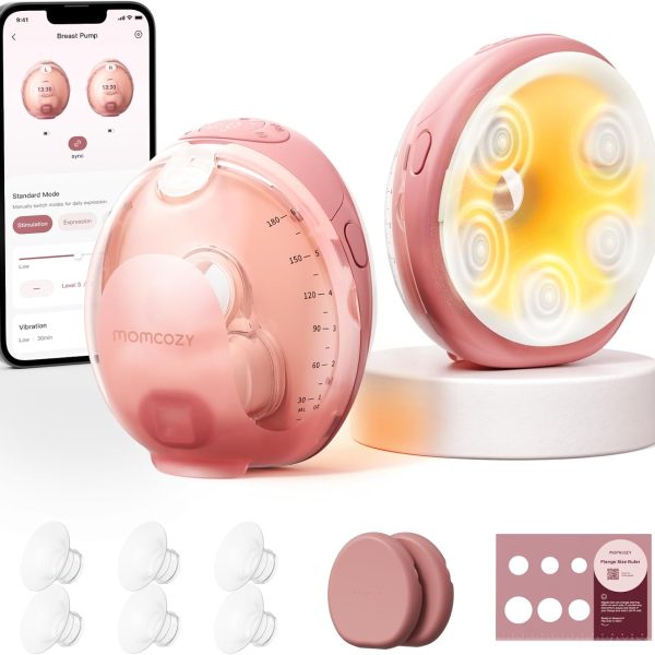 Momcozy Wearable Breast Pump with Heated Flange