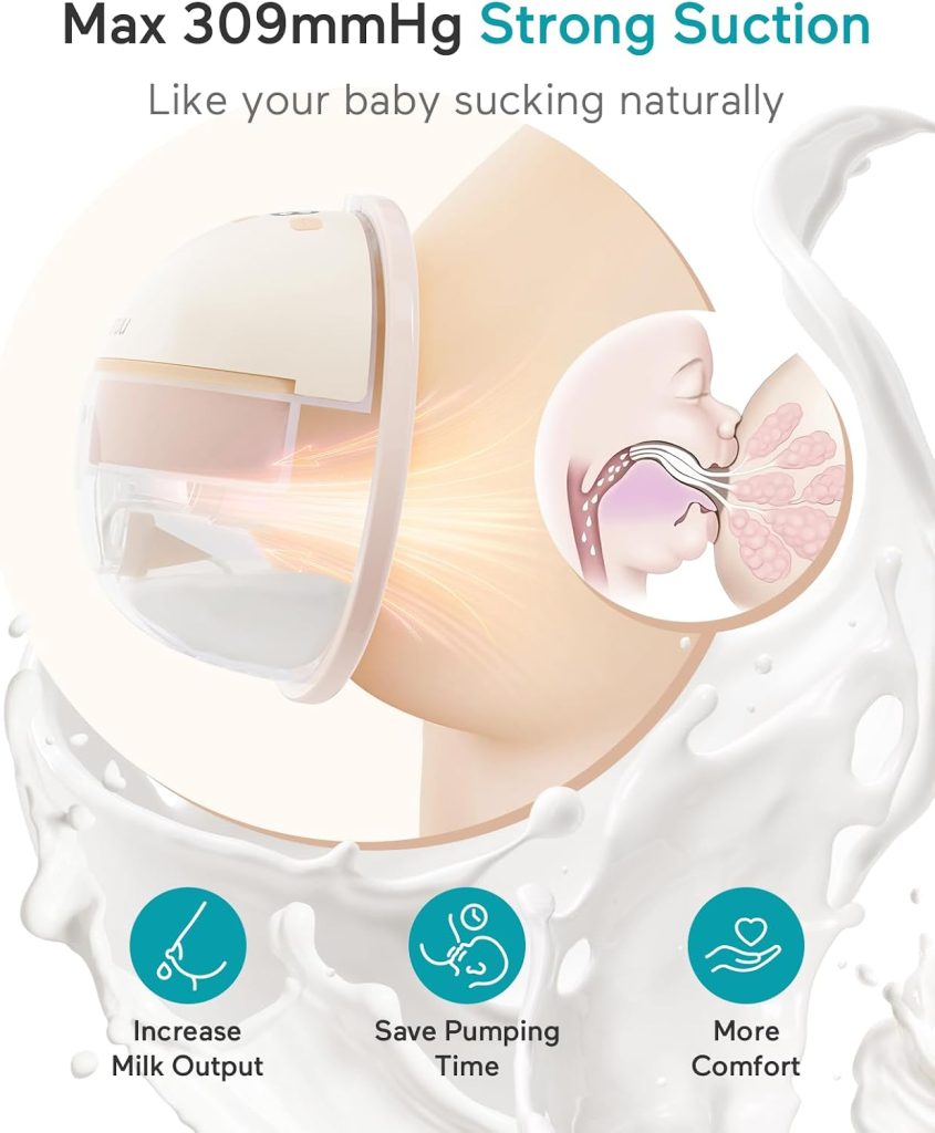 Paruu Wearable Hands-Free Electric Breast Pump, 2 Pack — view 3