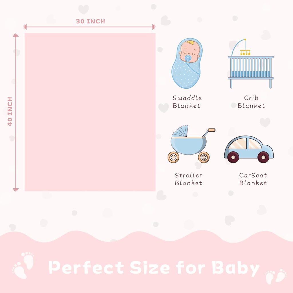 Yurhap Heart Plush Fleece Baby Blanket — view 6
