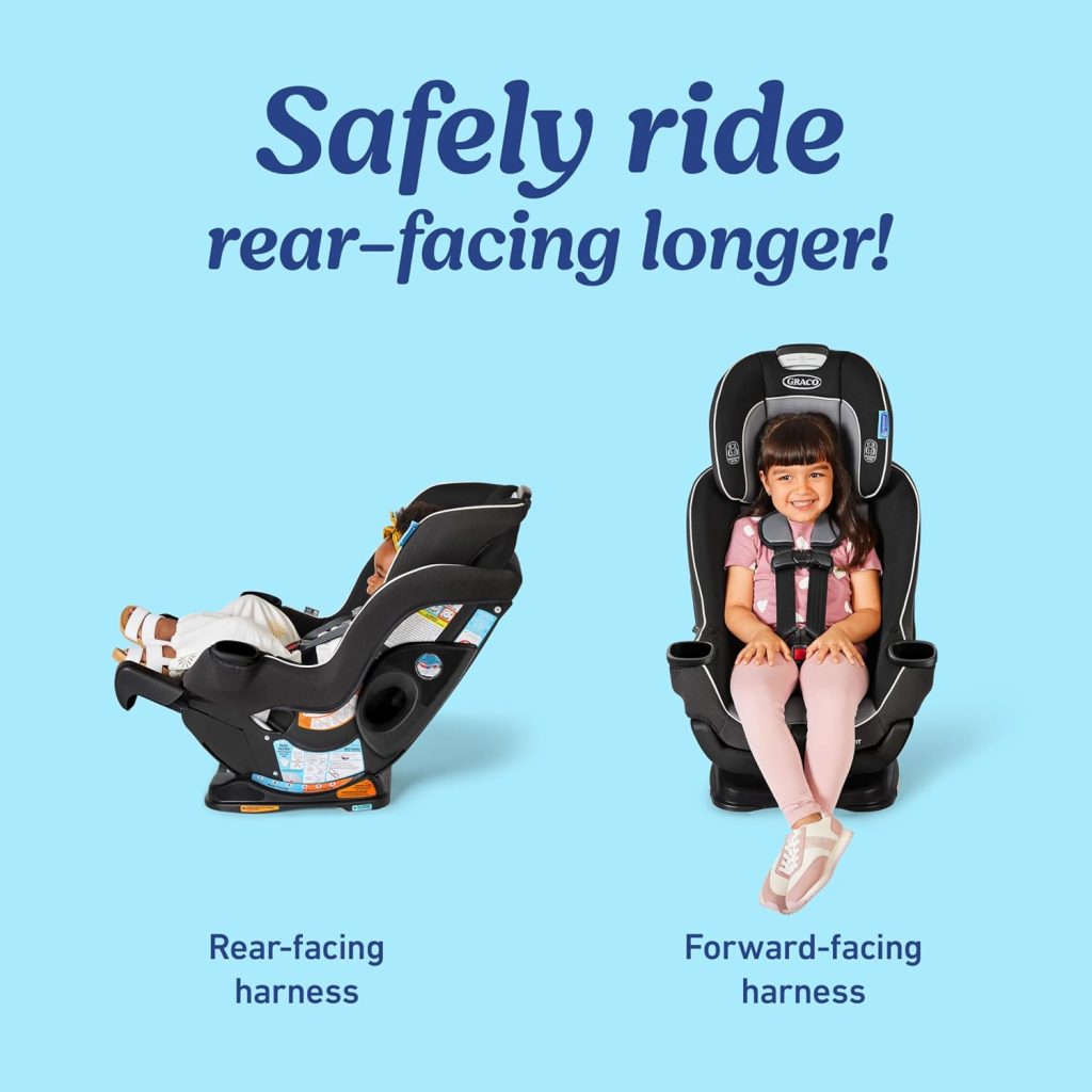 Graco Extend2Fit Convertible Car Seat, Gotham — view 2