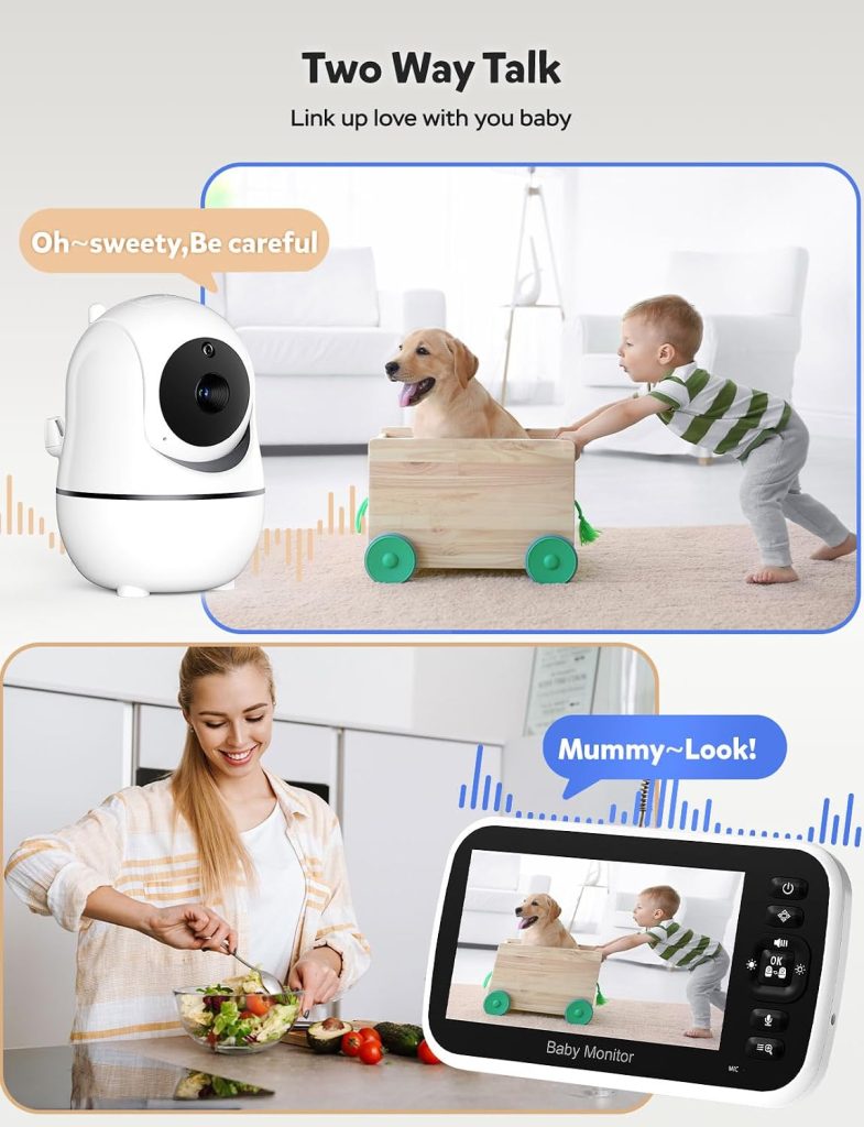 GoodBaby 5″ Baby Monitor with Camera, Audio — view 4