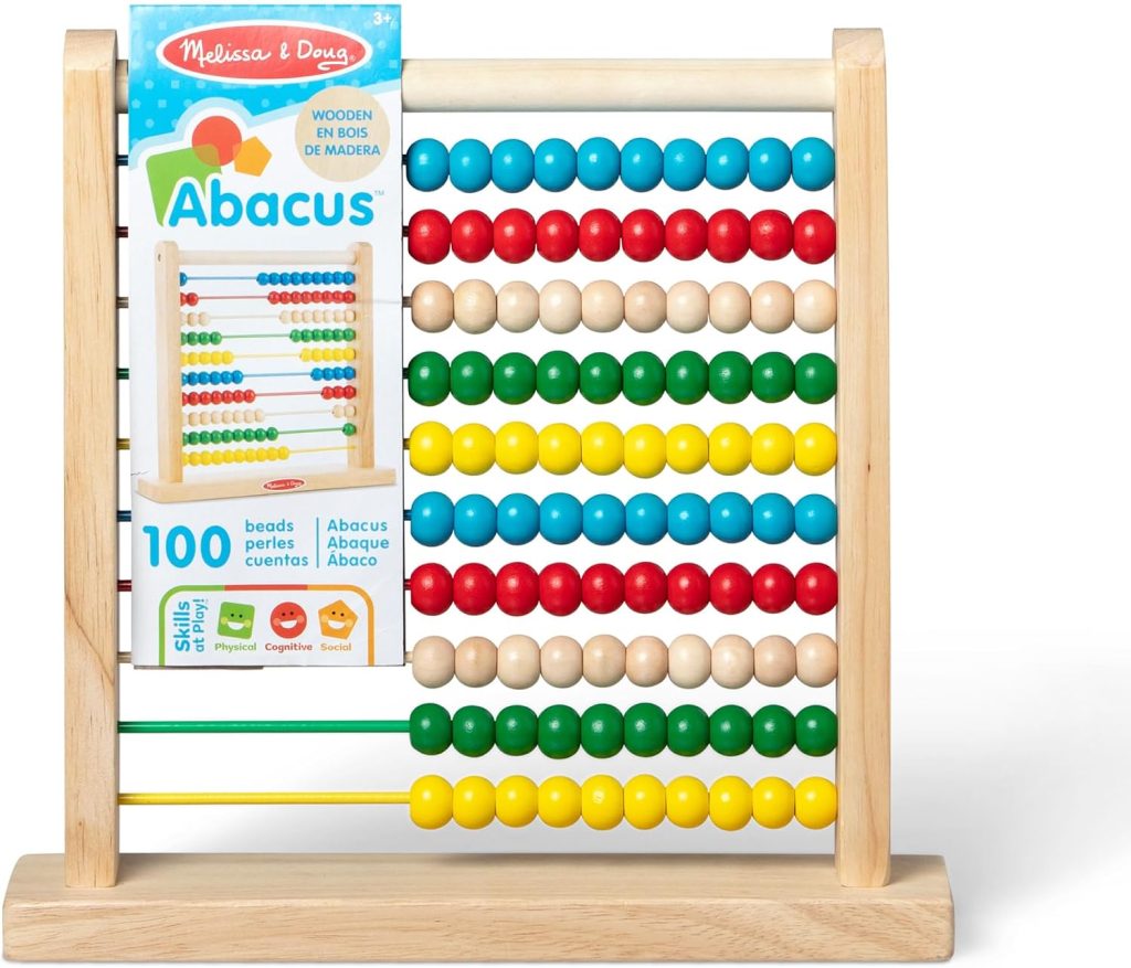 Melissa & Doug Classic Wooden Abacus Toy — view 3