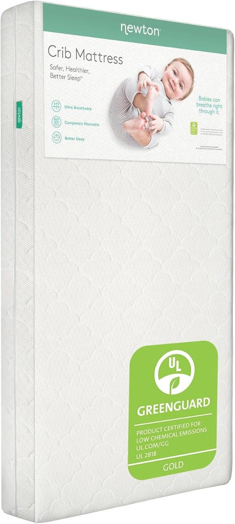 Newton Baby Breathable Washable Crib & Toddler Mattress