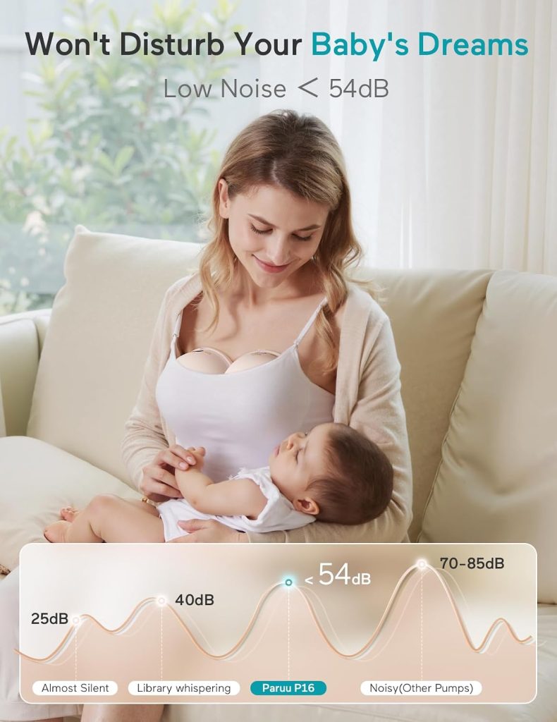 Paruu Wearable Hands-Free Electric Breast Pump, 2 Pack — view 8