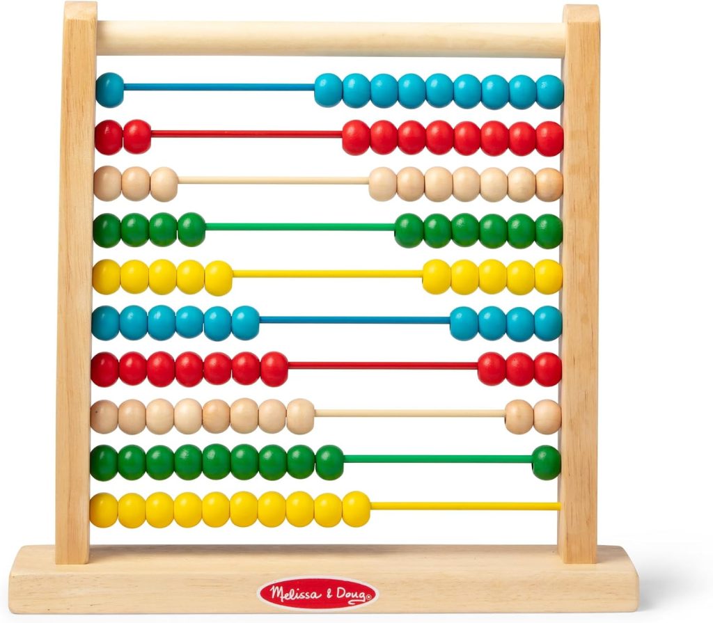 Melissa & Doug Classic Wooden Abacus Toy