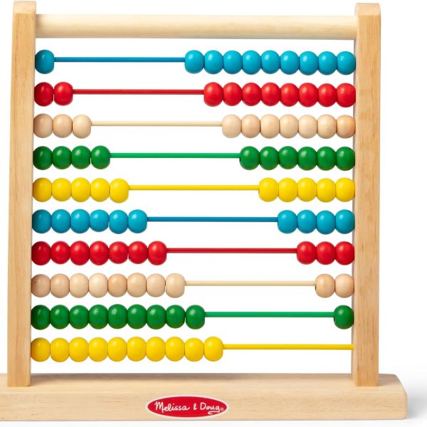 Melissa & Doug Classic Wooden Abacus Toy