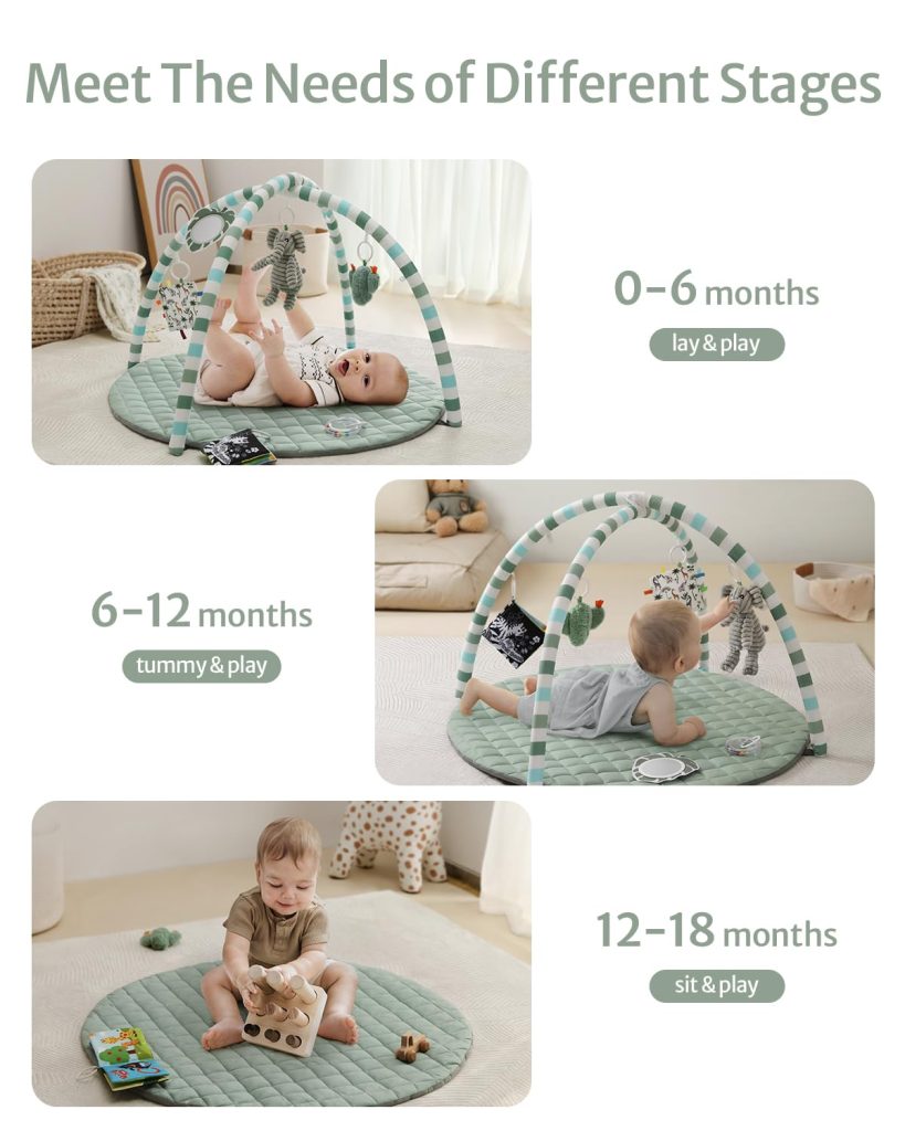 Blissful Diary Baby Play Gym Mat with Toys — view 5