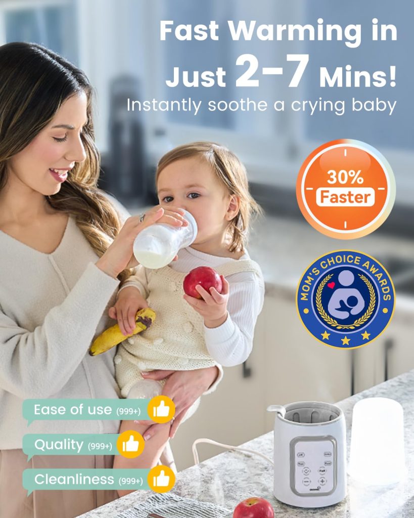 Grownsy Fast Bottle Warmer, 8-in-1, Gray — view 2