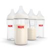 NUK Natural Transition Baby Bottles, 8oz, 4-Pack