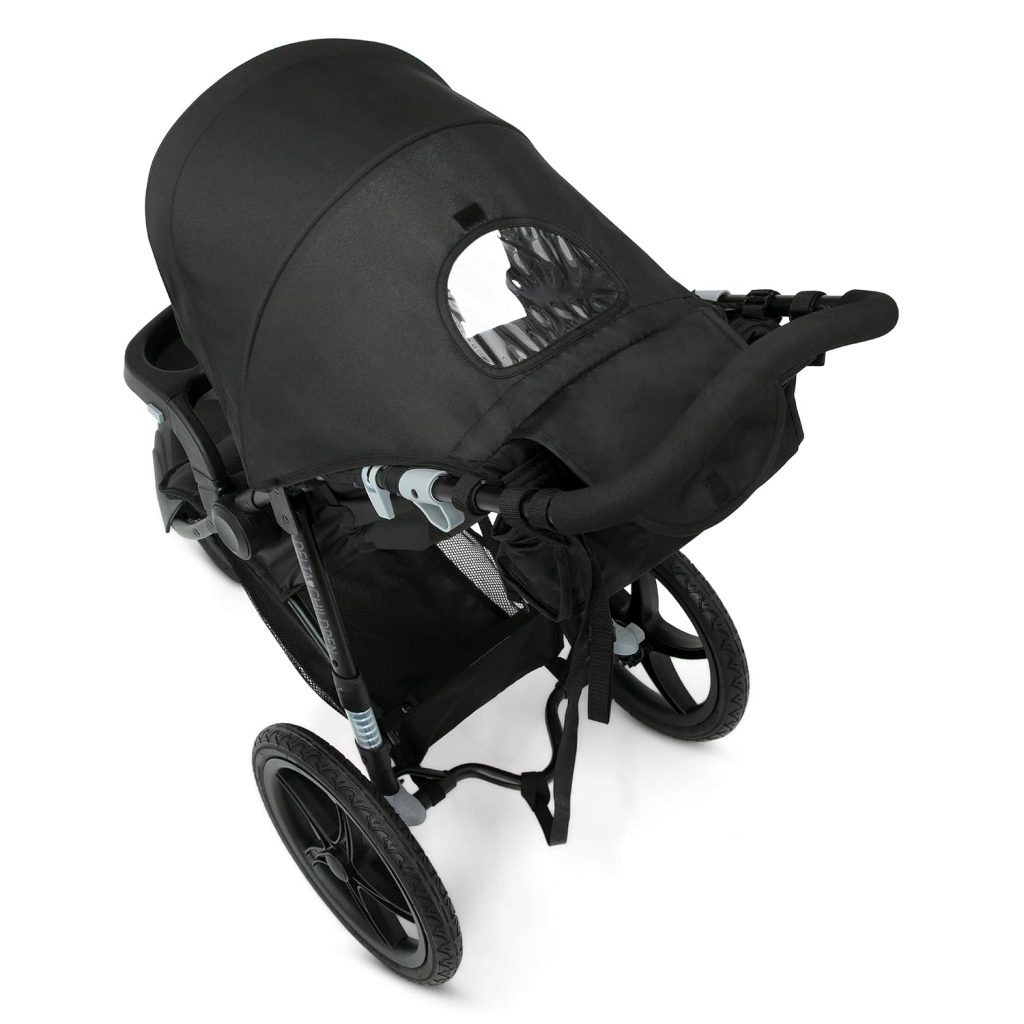 Delta Children Apollo Jogging Stroller, Black — view 4