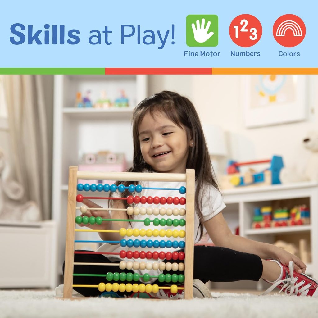 Melissa & Doug Classic Wooden Abacus Toy — view 5