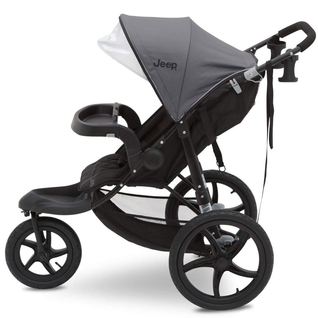 Jeep Classic Jogging Stroller, Grey — view 3