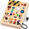 Montessori Busy Board with LED for Toddlers