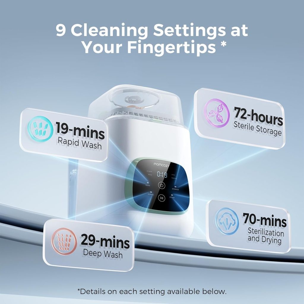 Momcozy KleanPal Pro Bottle Washer & Sterilizer — view 6