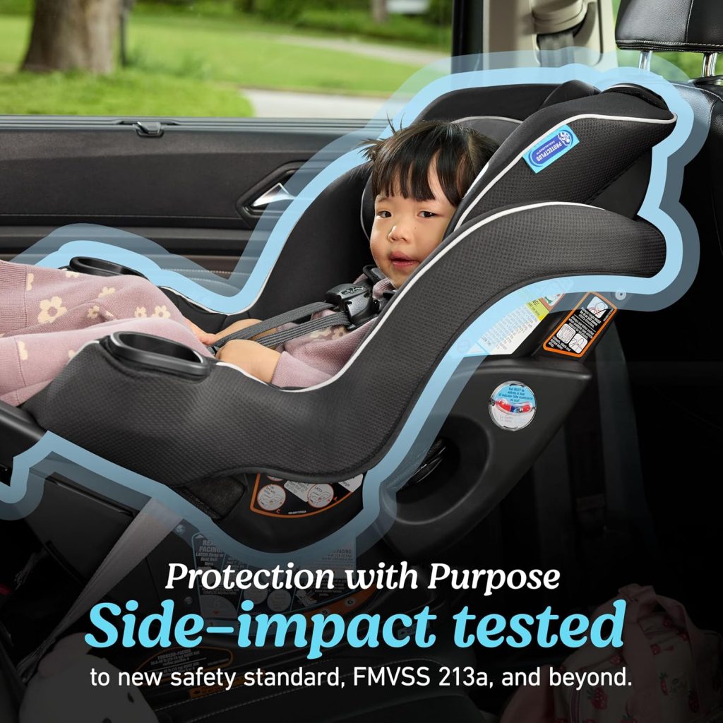Graco Extend2Fit Convertible Car Seat, Gotham — view 5