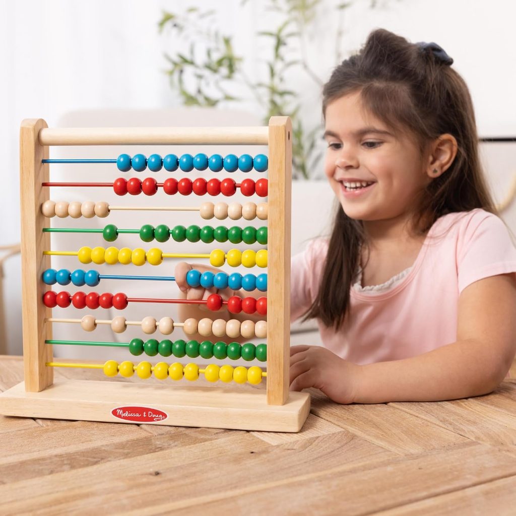 Melissa & Doug Classic Wooden Abacus Toy — view 2