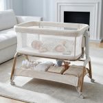 GROWNSY 5-in-1 Baby Bassinet with Manual Rocking