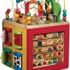 Battat Wooden Activity Cube: 5-Sided Play Center