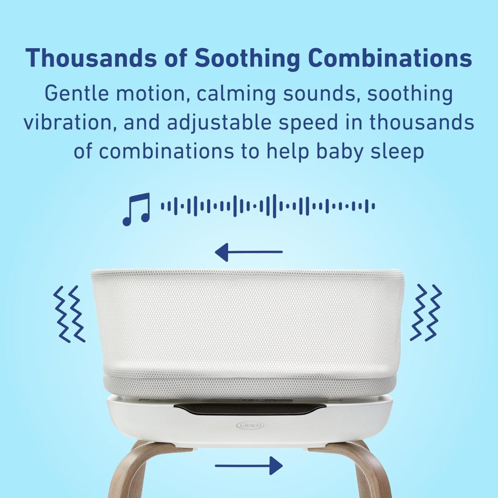 Graco SmartSense Baby Soothing Bassinet — view 3