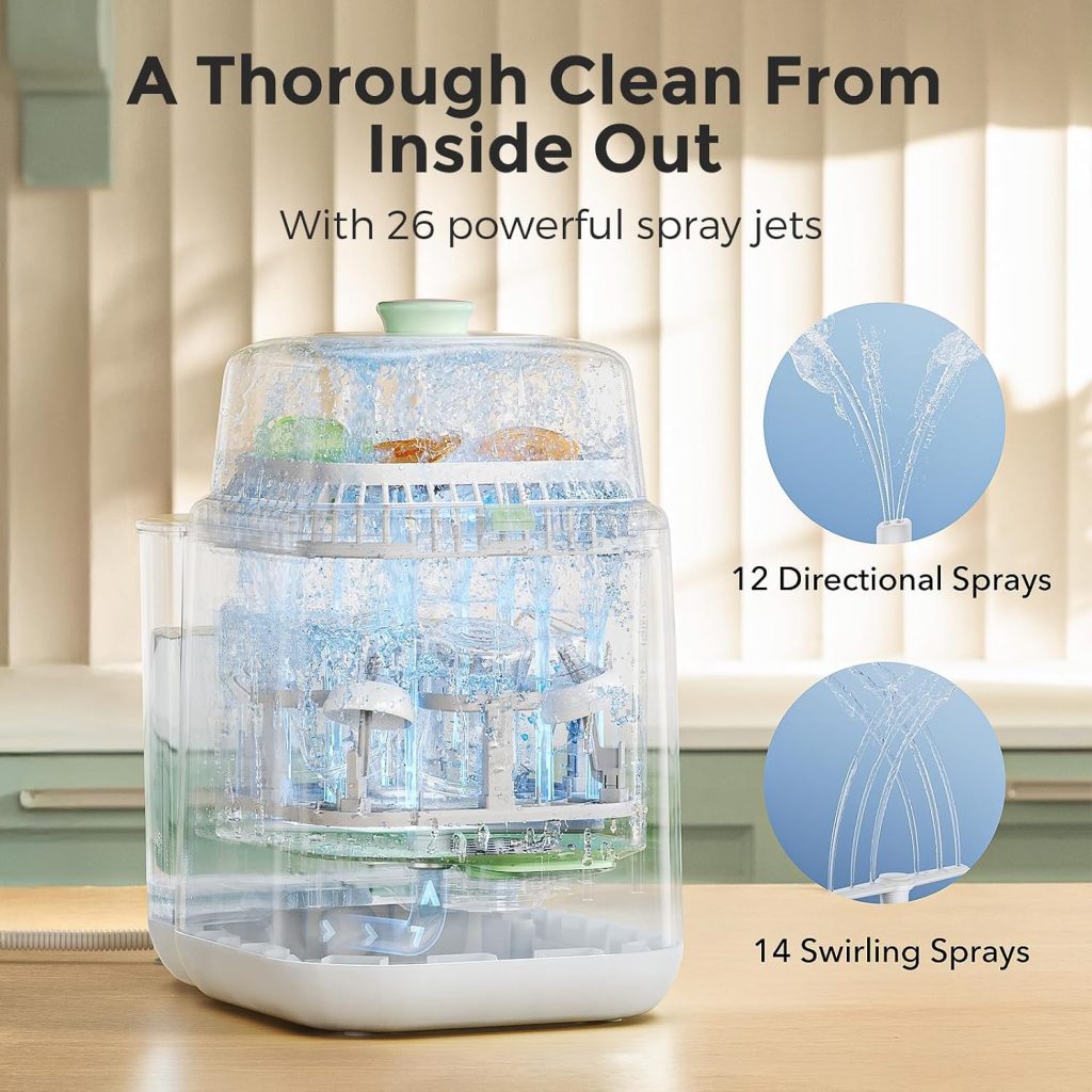 Momcozy KleanPal Pro Bottle Washer & Sterilizer — view 4